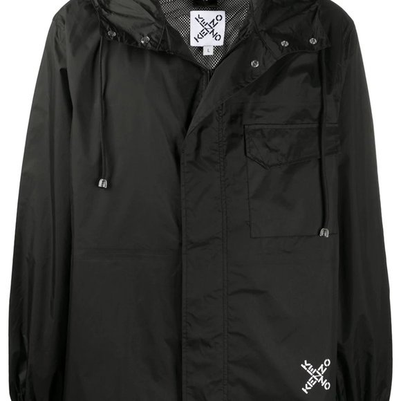 Kenzo logo print windbreaker